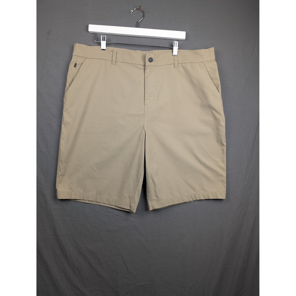 32 Degrees Cool Men's Stretch Performance Shorts‎ Khaki Tan Size 40